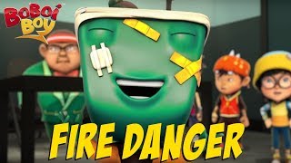 BoBoiBoy English S3EP16  Fire Danger [upl. by Burlie]