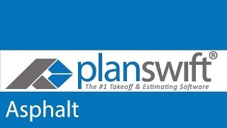 PlanSwift Asphalt Estimating With PlanSwift Software [upl. by Ardnnek]