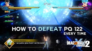 HOW TO GET MEDITATION AND POWER RUSH  DEFEAT PQ 122 EVERY TIME  Dragon Ball Xenoverse 2 [upl. by Riancho]