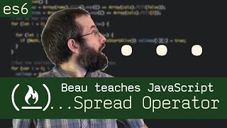 spread operator and rest operator  Beau teaches JavaScript [upl. by Maren]