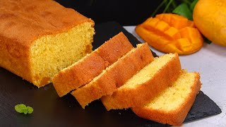 Delicious Mango Pound cake Mango Butter Cake Recipe by Tiffin Box  Spongy Mango loaf Mango cake [upl. by Anerbas]