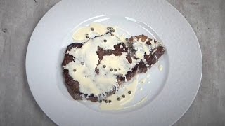 Entrecôte charolaise sauce poivre vert [upl. by Giess]