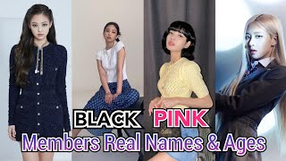 Black Pink Members Real Names And Ages  All Four Members of Black Pink Names  InfoDoc  2021 [upl. by Adnwahsor746]