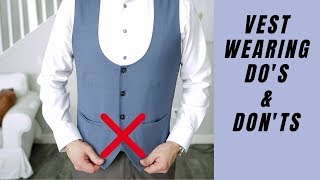 How To Wear A Vest For Men  Waistcoat [upl. by Sarchet]