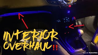 Ford Fiesta Mk7 Ambient Lighting Upgrade‼️Part 1 [upl. by Ahsratan123]