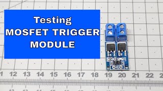 Demonstrating Nchannel Mosfet module From ICStationcom [upl. by Ydner]