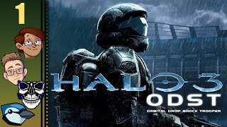 Lets Play Halo 3 ODST Coop Part 1  Prepare to Drop [upl. by Raffo]