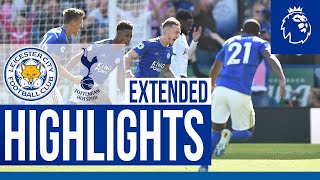 Leicester City 2 Tottenham Hotspur 1  Extended Highlights [upl. by Atnohsal737]