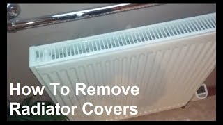 How To Remove Radiator Covers To Clean Behind [upl. by Nahtnahoj287]