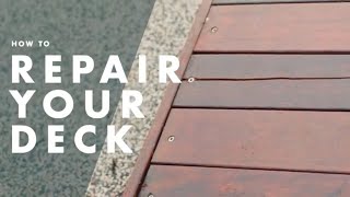 How To Repair Your Deck  Bunnings Warehouse [upl. by Tterrag]