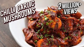 Chilli Garlic Mushroom Recipe  Quick amp Easy Garlic Mushroom  Veg Party StarterAppetizer  Bhumika [upl. by Leamse]