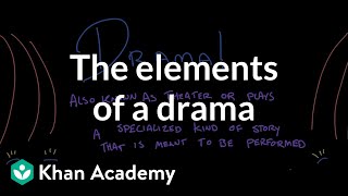 The elements of a drama  Reading  Khan Academy [upl. by Cooley]