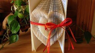 Book folding Art  Origami Sculpture [upl. by Felicie]