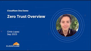 Cloudflare One  Zero Trust Platform Overview [upl. by Jimmie]