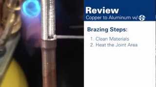 How to Braze Aluminum to Copper [upl. by Doug]