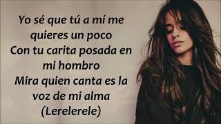 Alejandro Sanz Ft Camila Cabello  Mi Persona Favorita LetraLyrics [upl. by Anallij]