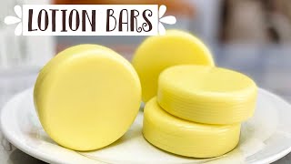 3Ingredient Solid Lotion Bars Nongreasy Recipe [upl. by Kozloski]