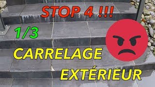 🇫🇷 COMMENT CARRELER UNE TERRASSE EXTERIEUR EN BÉTON  13 SIR 4 ✞ [upl. by Sayer]