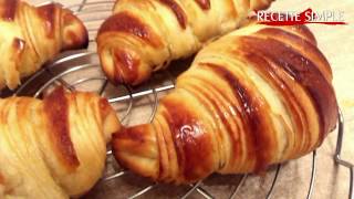 Croissants avec pâte feuilleté levée maison [upl. by Codi]