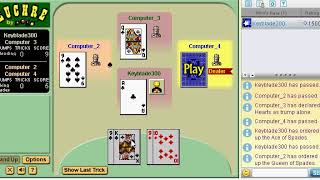 Pogo Games Euchre Retired [upl. by Kyne]