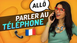 Comment parler au téléphone en français 📞😀 [upl. by Kroo]