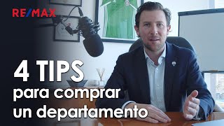 4 Tips para comprar un departamento  Consejos Inmobiliarios [upl. by Nedra559]