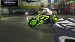 GTA 5 DLC Vehicle Customization Nagasaki Shotaro TRON Bike [upl. by Annissa]