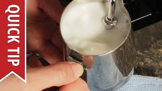 How to AutoFroth Milk for Lattes [upl. by Caasi304]