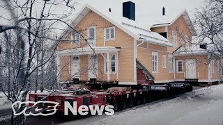 An Entire Swedish Town Is Moving Because the Ground Is Caving In [upl. by Ihcalam]