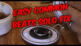 HOW TO FIX BEATS SOLO HEADPHONES speaker no audio sound not working [upl. by Katine]