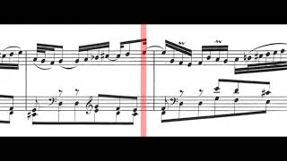 BWV 971 Italian Concerto in F Major Scrolling [upl. by Menendez]