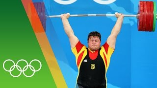 Matthias Steiner wins an emotional gold at Beijing 2008  Epic Olympic Moments [upl. by Yelra]