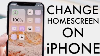 How To Change Homescreen On iPhone [upl. by Janey]