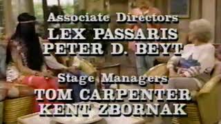 The Golden Girls on Lifetime TV End Credits 1997 [upl. by Llehsor]