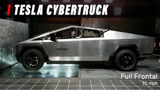 Tesla Cybertruck Crash Tests [upl. by Adranoel]