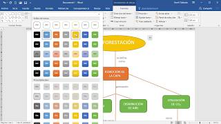 CÓMO HACER UN MAPA CONCEPTUAL EN WORD [upl. by Aliekahs]