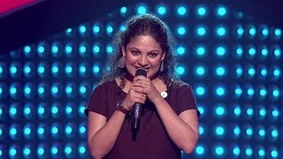 The Voice India  Manisha Chakravarty Performance in Blind Auditions [upl. by Annayhs818]