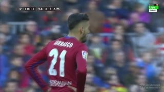 Yannick Ferreira Carrasco vs FC Barcelona Away 3012016 HD 720p [upl. by Zashin909]