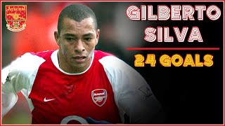 GILBERTO ► All 24 Goals  Arsenal ● 20022008 HD [upl. by Kozloski]