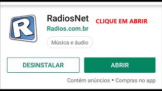 COMO INSTALAR O APP RadiosNet E BUSCAR POR SUA RÁDIO PREFERIDA [upl. by Acirretahs]