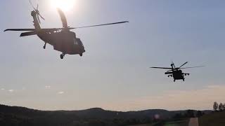 US Army Soldiers Conduct an Air Assault [upl. by Ahsikahs579]