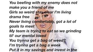 Saweetie  Icy Grl Official Lyrics Video [upl. by Nerradal613]