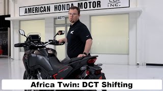 Africa Twin DCT Shifting [upl. by Ingeberg245]