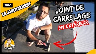 Comment faire des joints de Carrelage en exterieur [upl. by Erwin]