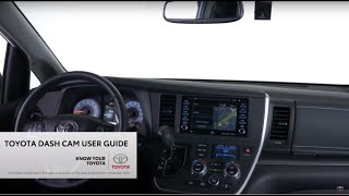 Know your Toyota  Toyota Dash Camera User Guide [upl. by Garrick881]