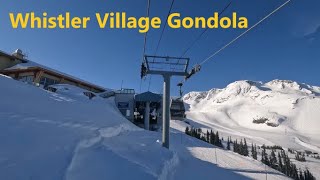 WhistlerBlackcomb  Whistler Village Gondola [upl. by Araas164]