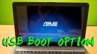 How to install Windows 10 on Asus X540 Laptop  Enable USB Boot in Bios Settings [upl. by Eelreveb]