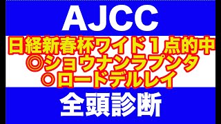 【競馬予想】2025 AJCC全頭診断 [upl. by Miharba]