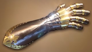 How to Make a Gothic Gauntlet Armor Tutorial [upl. by Aronel]