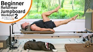 Beginner Reformer Jumpboard Workout 2 [upl. by Kippie]